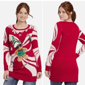 33 DEGREES Gingerbread Holiday Graphic Ugly Sweater